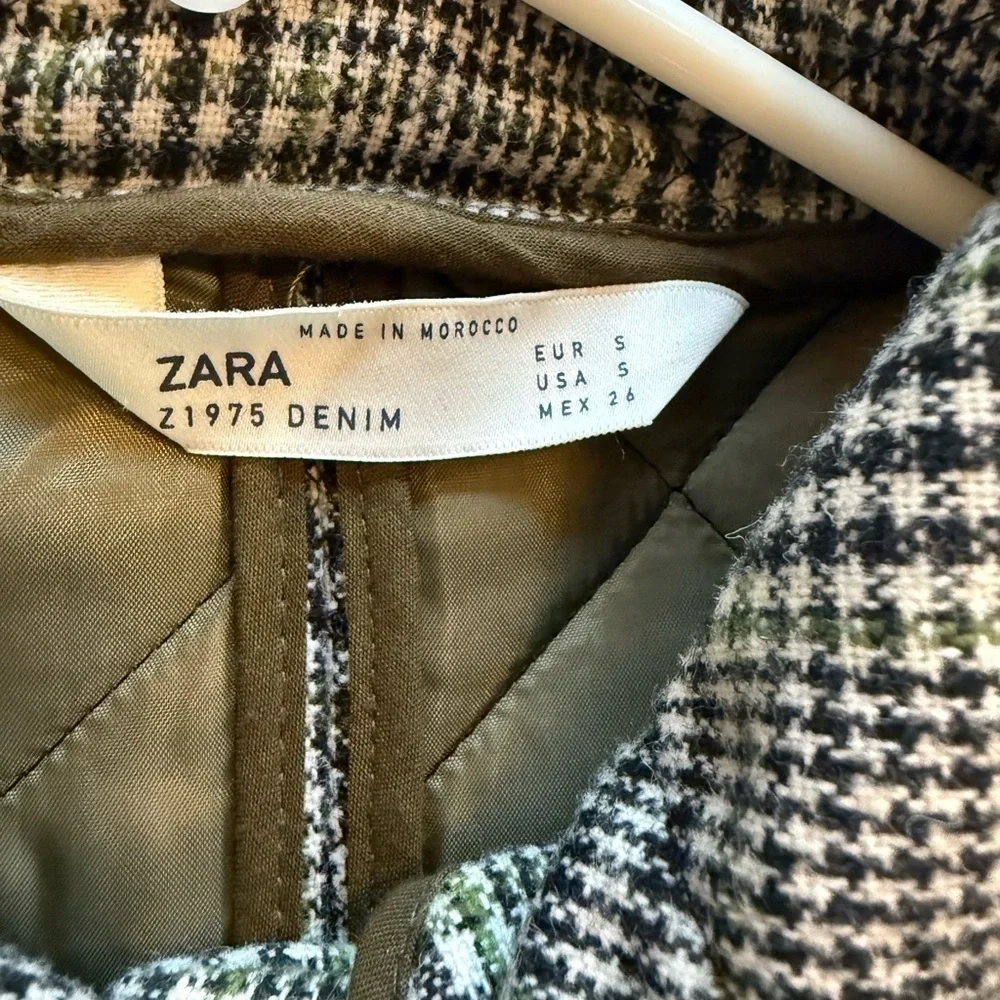 Zara Quilted Jacket Size S - Picture 9 of 12
